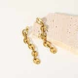 SIMPLE LONG CHAIN EARRINGS