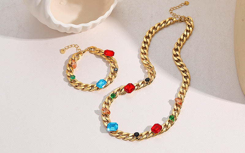 HIP-HOP NECKLACE SET