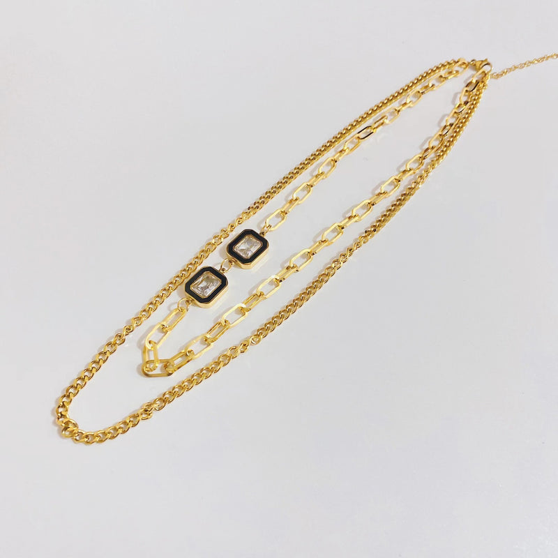 CHUNKY CHAIN DIAMOND NECKLACE