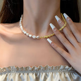 FASHION PEARL LUXURY CLAVICLE CHAIN