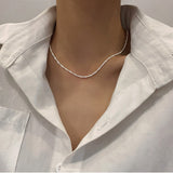 SIMPLE GEOMETRIC CLAVICLE CHAIN